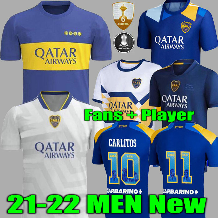 

Fans Player version 21 22 Boca Juniors soccer jersey MARADONA CARLITOS TEVEZ DE ROSSI 2021third home away 3rd 4th thailand football shirt MEN AND KIDS SETS UNIFORM, 21 22 away adult