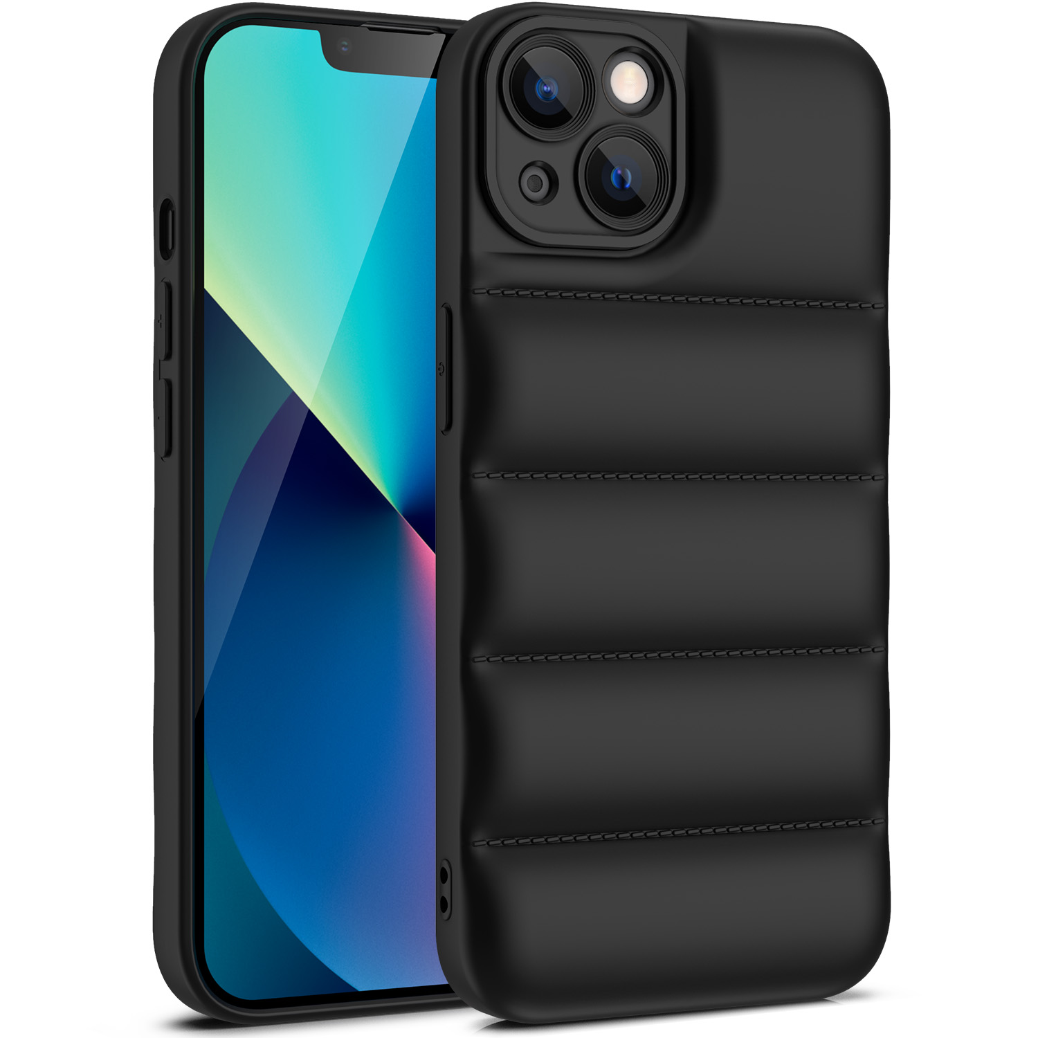 

TPU Phone Cases NOT PUFF Covers For iPhone 12 11 Pro Max Xs Xr Soft Back Cover Camera Protection Case, Mix color