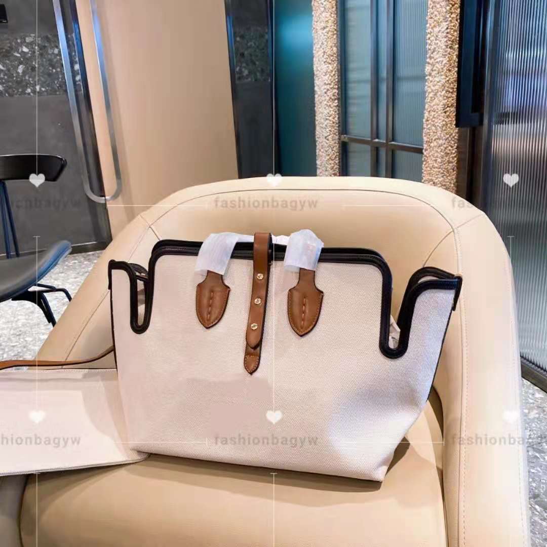 

Fashion handbag beach bags classic leather patchwork canvas minimalist design open shoulder back shopping bag subway travel holiday must have size 35cm, 8888888888