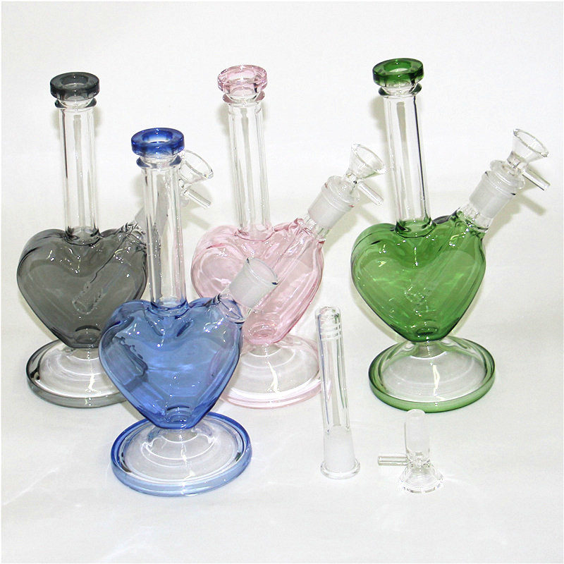

Glass Bong Perc Heady Hookahs 14mm Joint Water Pipes Dab Oil Rigs Small Mini Bongs With Bowl
