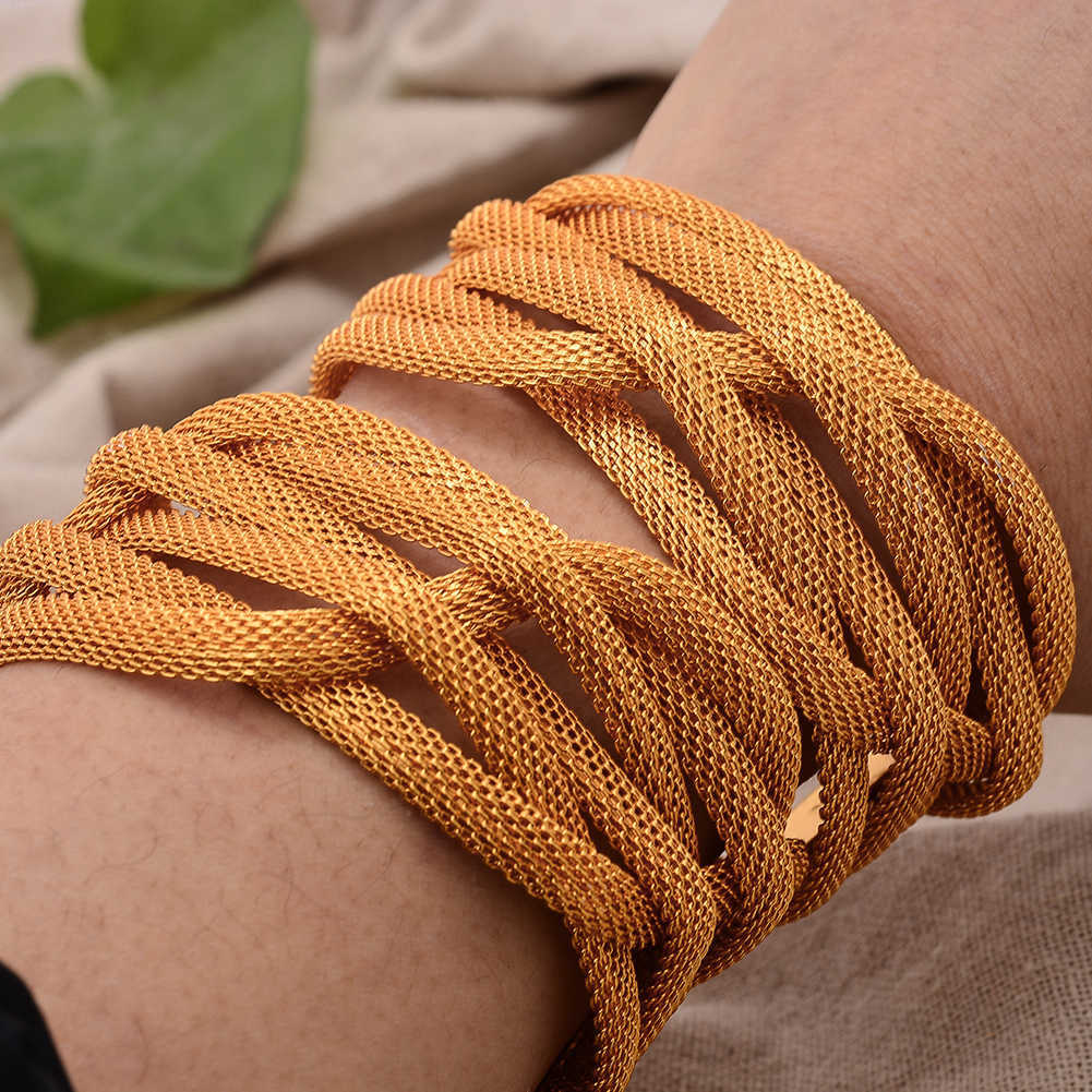 

2pcs/lot Gold Color Bangles for Women Dubai Bride Wedding Cuff Bracelet Africa Bangles Jewelry Gold Charm Bracelet Party Gifts Q0720