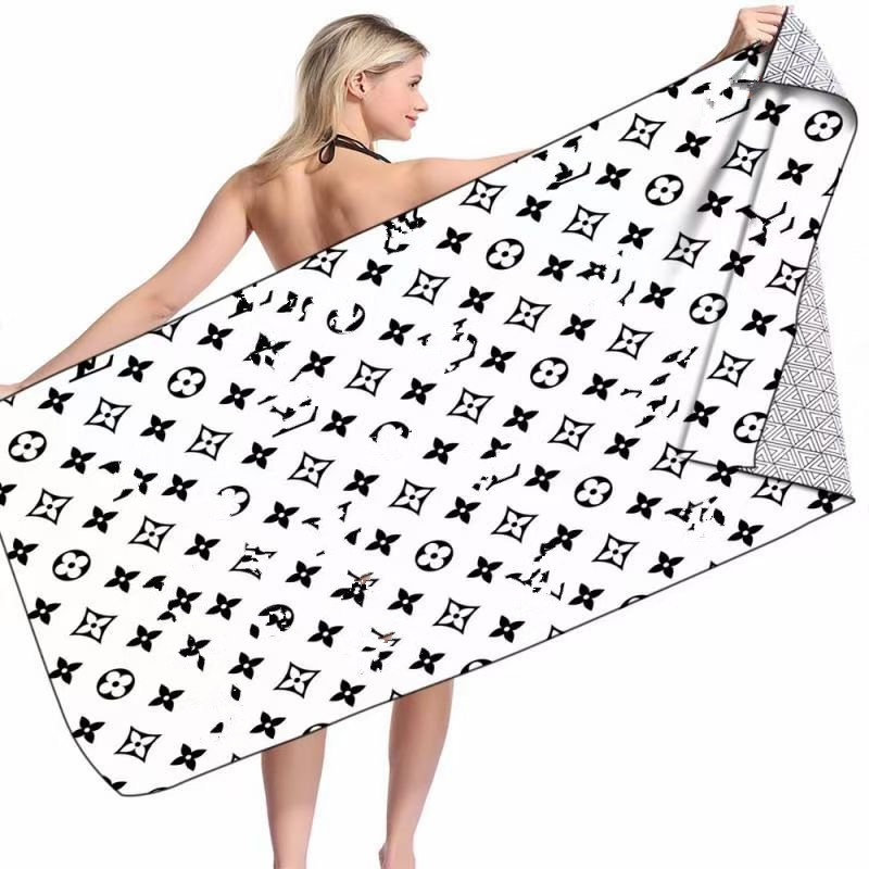 

letter casual ins style beach towel fashion summer bath towels high quality classic home, See details below
