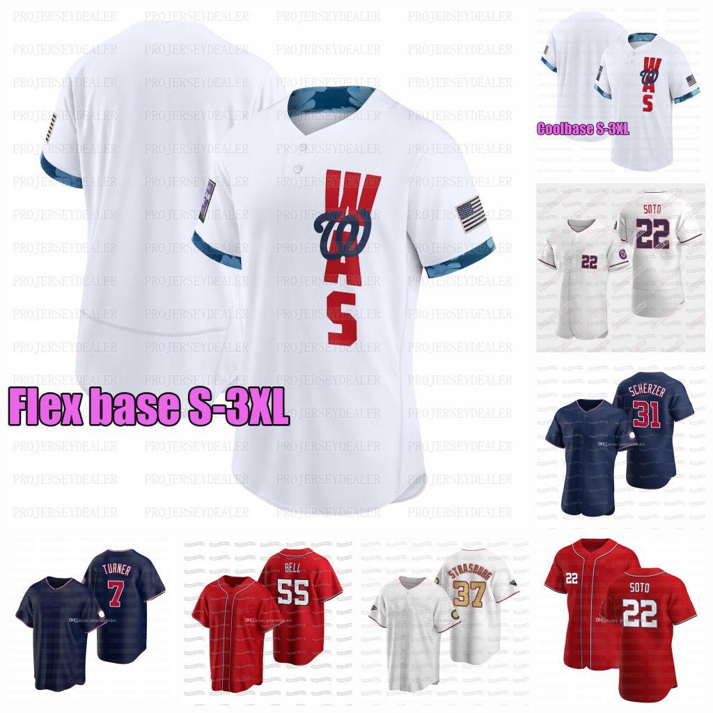 

Nationals Josh Bell 2021 All-Star Game Juan Soto Jersey Kyle Schwarber Brad Hand Stephen Strasburg Max Scherzer Howie Kendrick Zimmerma, Blue;black