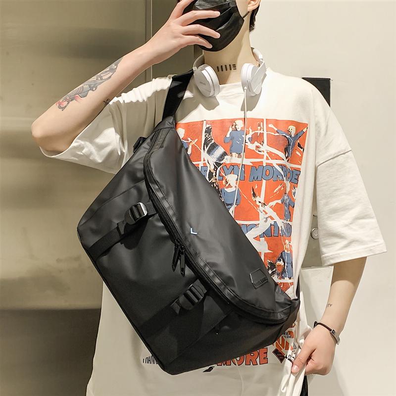 

Waist Bags Original Uoct.all Chest Bag Female Summer Fashion Brand Sports Leisure Large-capacity Messenger Shoulder Girl, Black