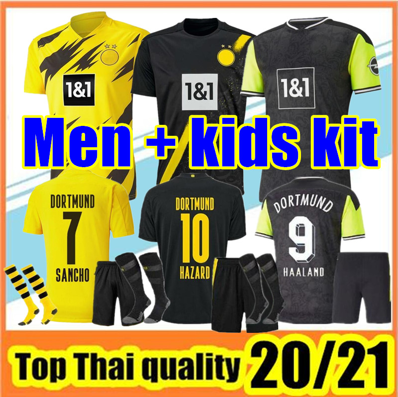 

Borussia soccer jerseys 20 21 Special Edition football shirt 2021 HAALAND REUS NEONGELB BELLINGHAM SANCHO HUMMELS BRANDT men + kids kit maillot de foot