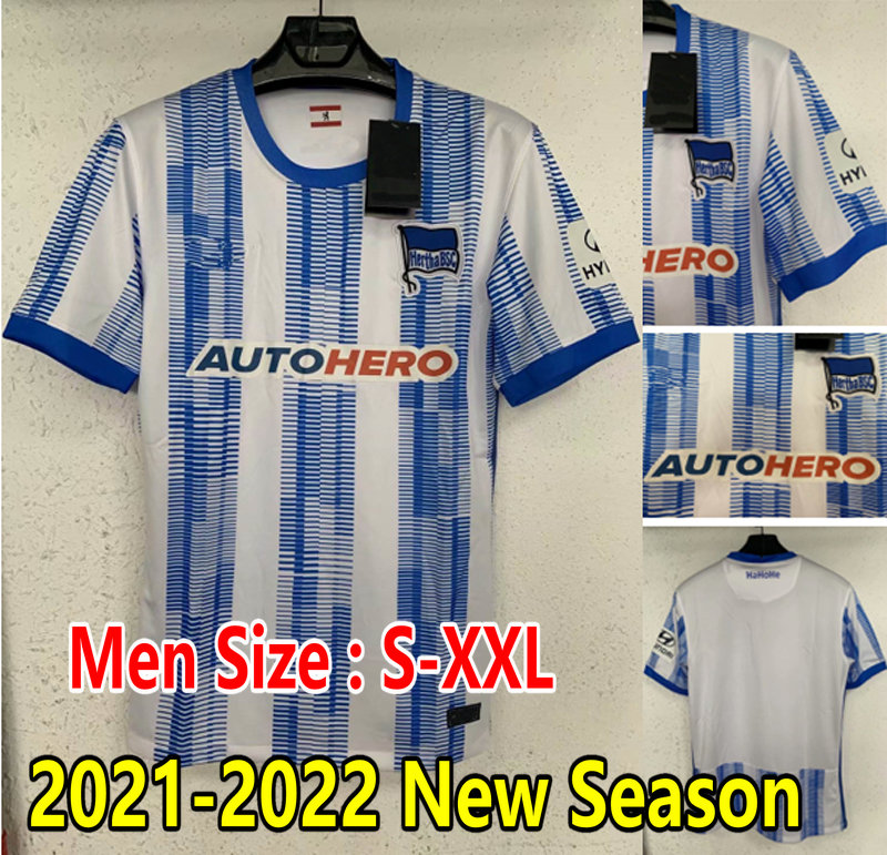 

21 22 Hertha Berlin soccer jerseys home PIATEK 2021 2022 TOUSART BOYATA Lukebakio CUNHA SERDAR fOOTBALL SHIRTS uniforms DARIDA SELKE DILROSUN maillots de foot, 21/22 home