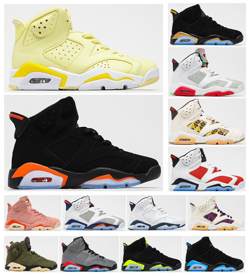 

High 6 6s Mens basketball shoes Men Women Reflective Silver Tinker Carmine DMP Black Infrared Quai 54 Tinker Cement Hare sneakers US 5.5-13, #03