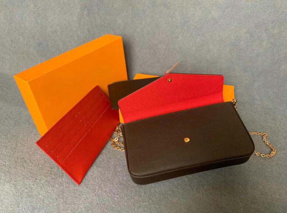 

Compare with similar Items Top 3pcs set Women Shoulder Bags Favorite Multi Accessories Brown Flower Messenger Chain Strap Cross Body Ladies Purse Clutch Totes fff, Brown plaid