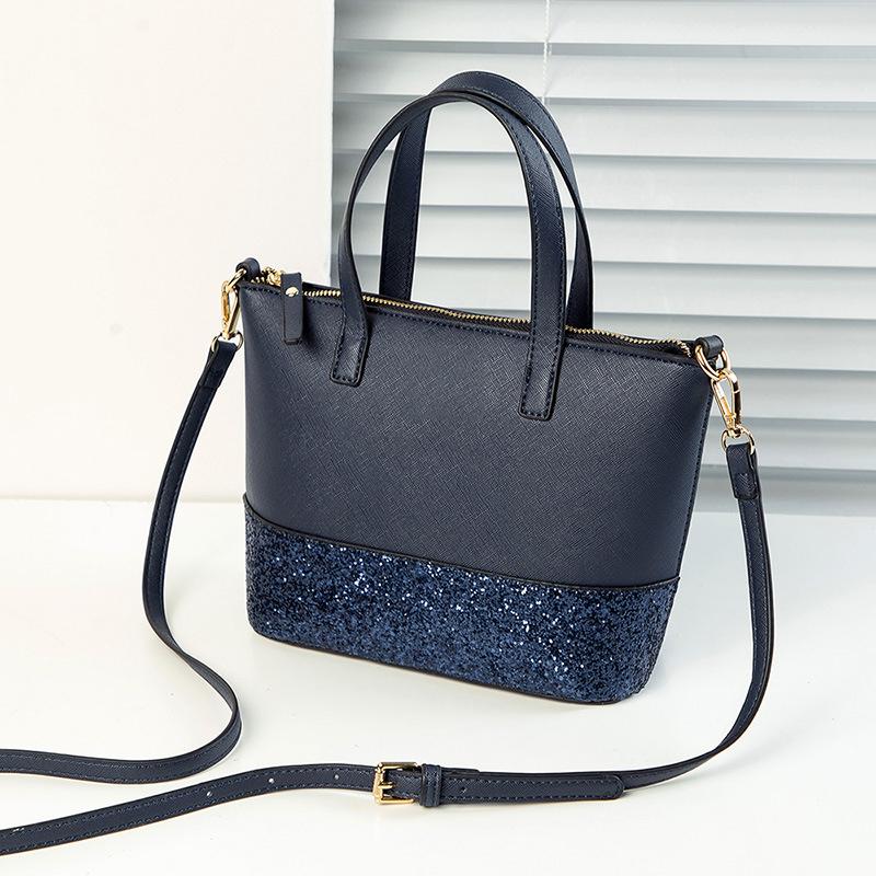

Evening Bags Fashionable Sequined Women Shoulder Hard Leather Handbags Luxury Tote For Cross Body Hand Messenger