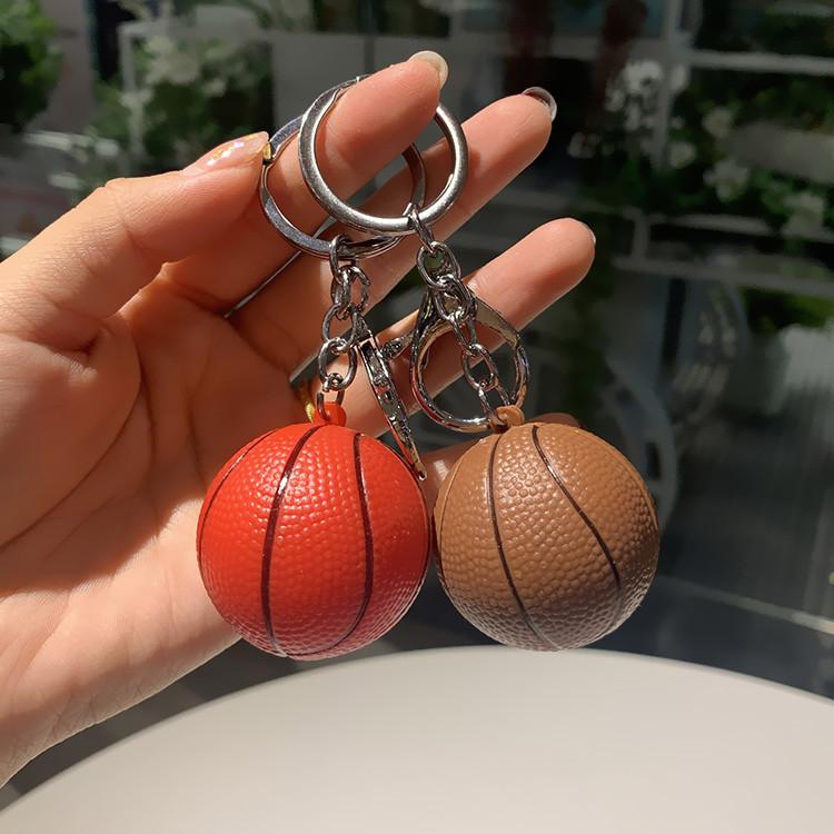 

Keychains Men Personal Simulation Small Basketball Souvenir Pendant Business Women Gift Jewelry Bag Trinkets Charms
