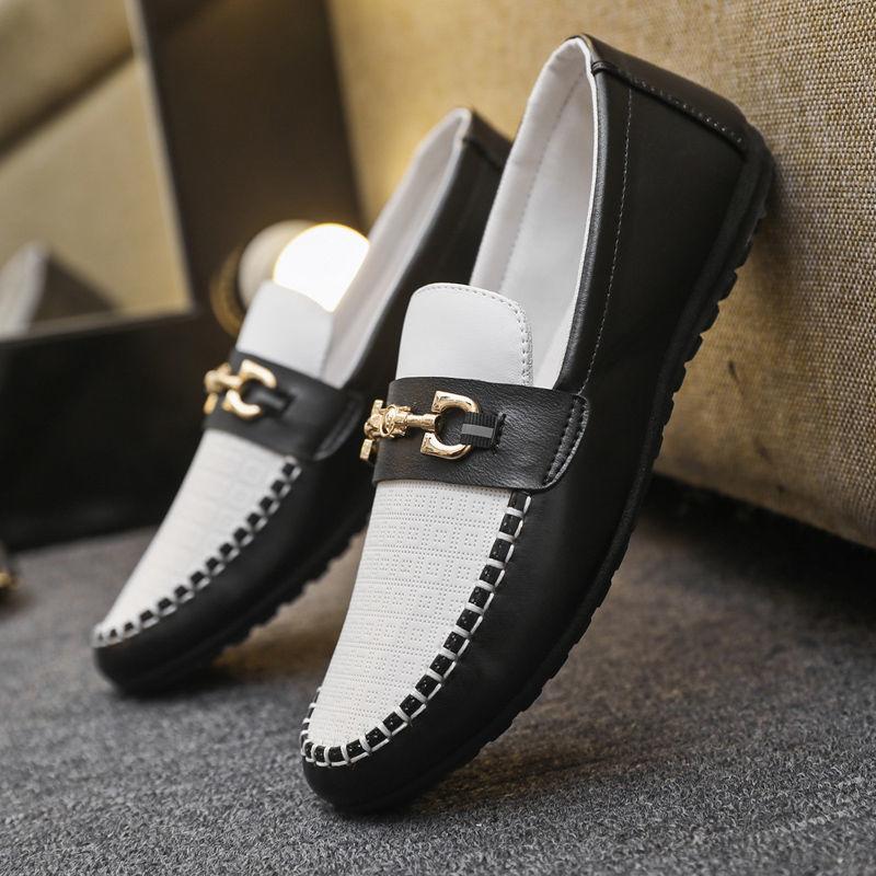 

Dress Shoes Coslony For Men Lofers 2021 Fashion Men's Casual Driving All-match One Pedal Lazy Trendy Loafers, Black