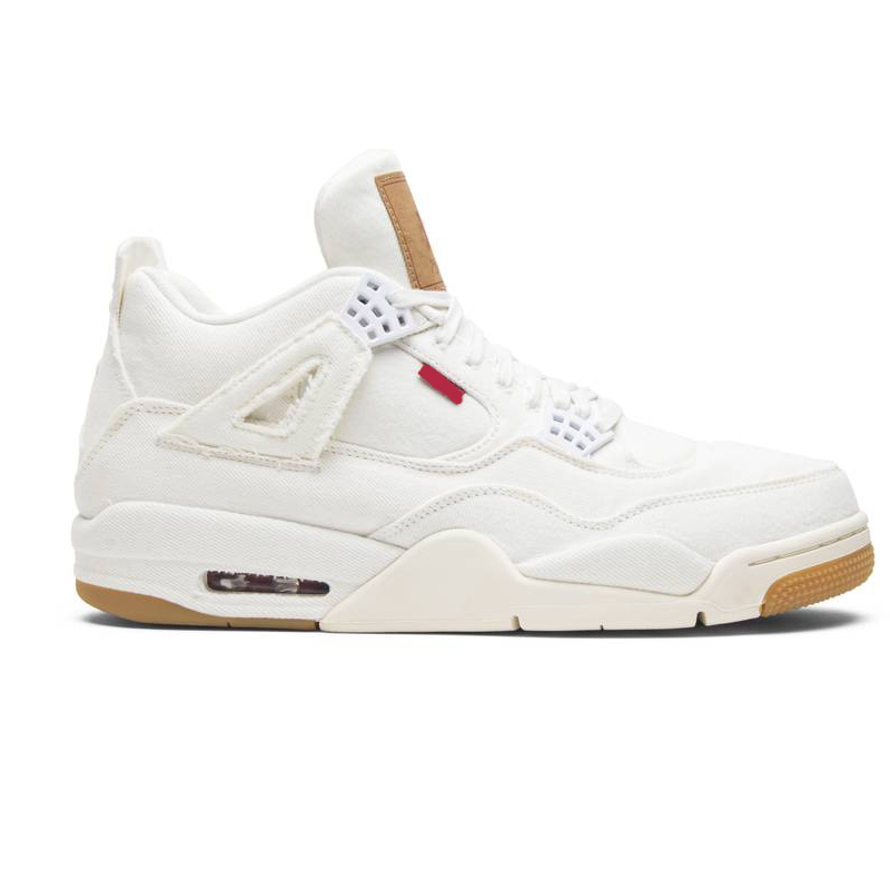

Levi 4 White Denim Basketball shoes Sneakers AO2571 100 Top version, White denim(without shoe box)