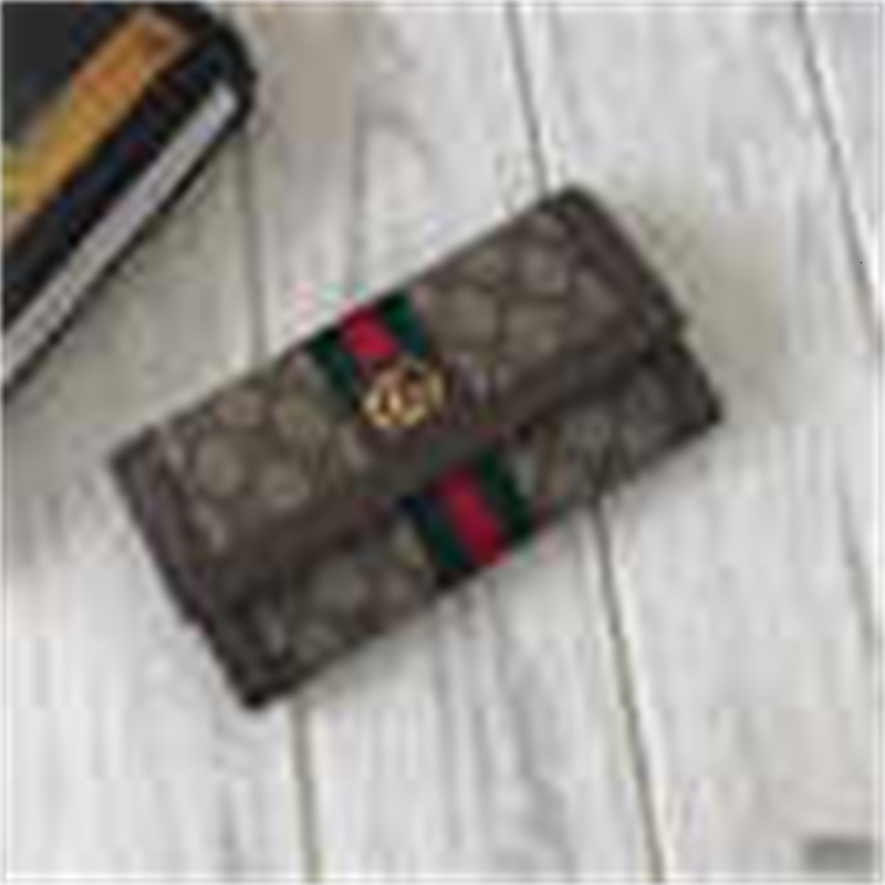 

long brand flap wallet style leather wallet phone real designer long wallets chain luxury pouches key card holders 523153 retro cases purse, Red;black