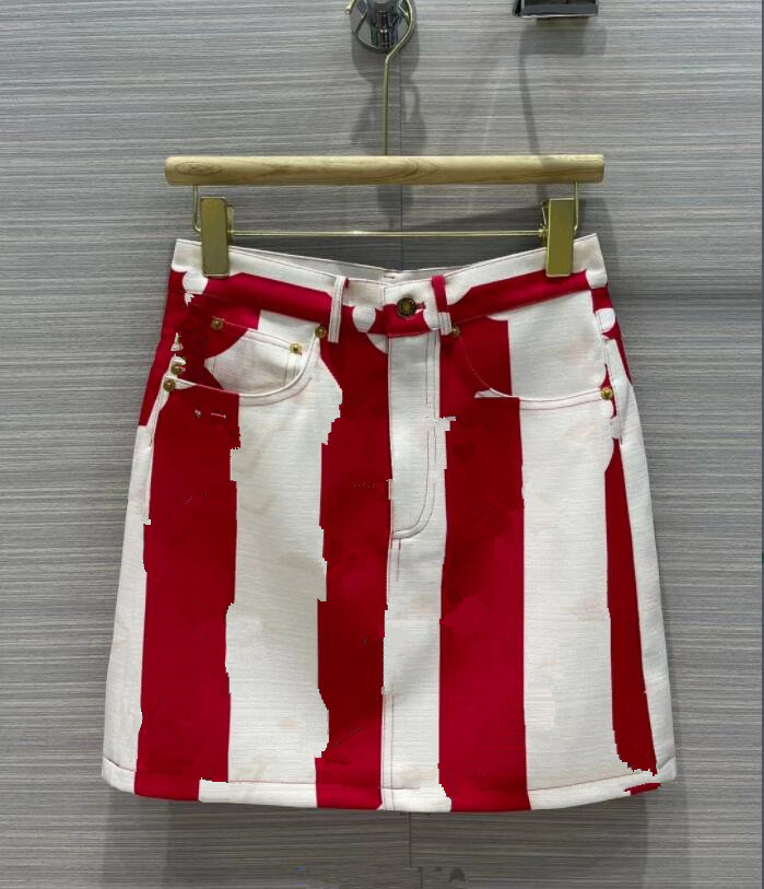 

21A-line half skirt female print bag hip skirt retro tie-dye denim skirt 415, Black