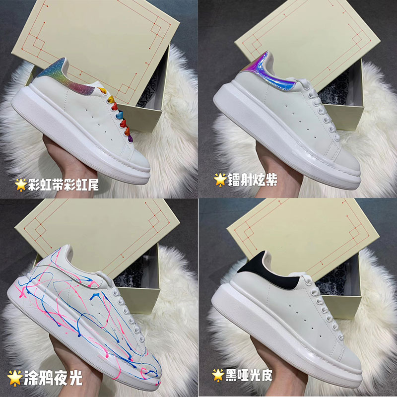 

[With Box]2021 designer High Quality men women espadrilles flats platform oversized sneaker shoes espadrille flat sneakers 36-46 G8b3#, Black