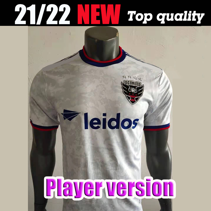 

2021 DC United MLS adult Player version Soccer Jersey 21 22 Mens #9 KAMARA GRESSEL Uniform Washington #10 FLORES ARRIOLA Football Shirts