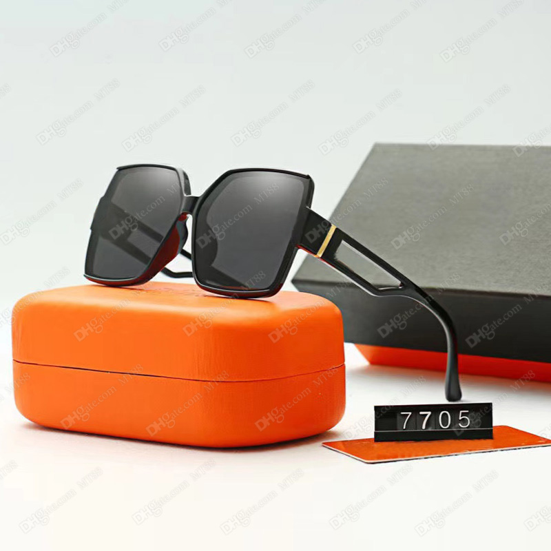 

Fashion Sunglasses Man Woman Goggle Beach Sun glasses 5 Color Optional Top Quality Come with box 7705, White;black