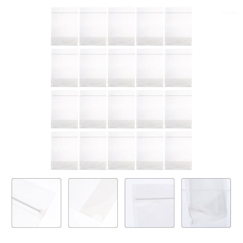 

Gift Wrap 100pcs Self-Sealing Food Bags Portable Zipper Sealed Packaging Pouches