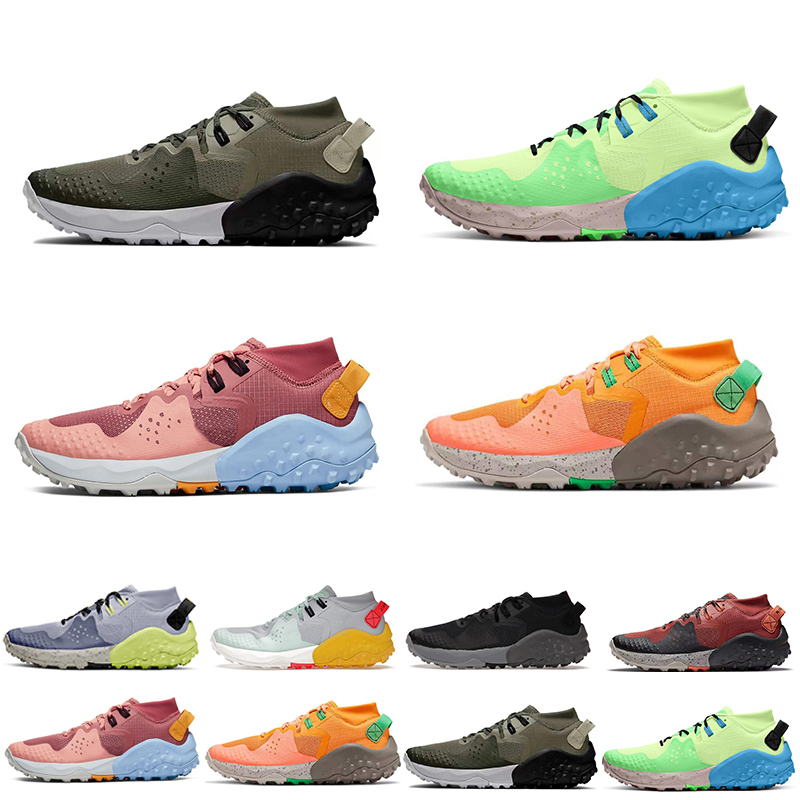 

2022 Wildhorse 6 mens running shoes sneakers Wine red Off Noir Mint Foam Ghost Barely Volt Olive Orange Canyon Pink men women trainers sports shoe 36-45, Item#6