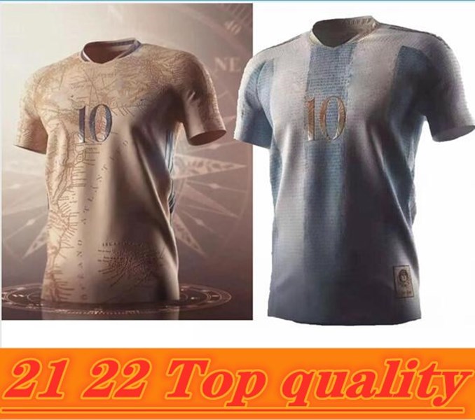 

21/22 Argentina soccer Jerseys CONCEPT Fans Copa MESSI, White