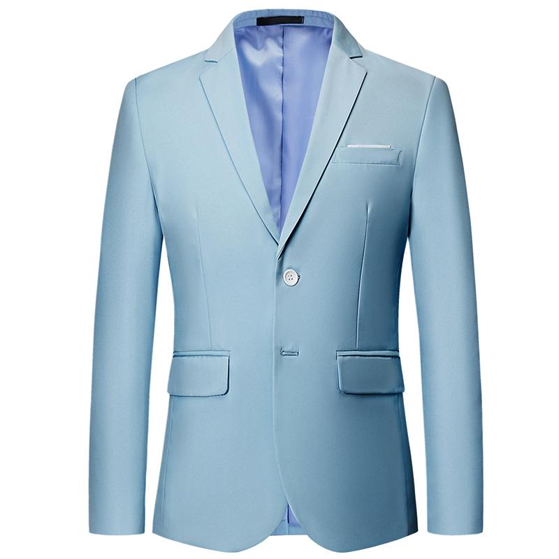 

Men's Suits & Blazers Groom Wedding High-end Brand Formal Blazer Men Suit Jacket / Solid Color Casual Business Large Size Coat, White;black