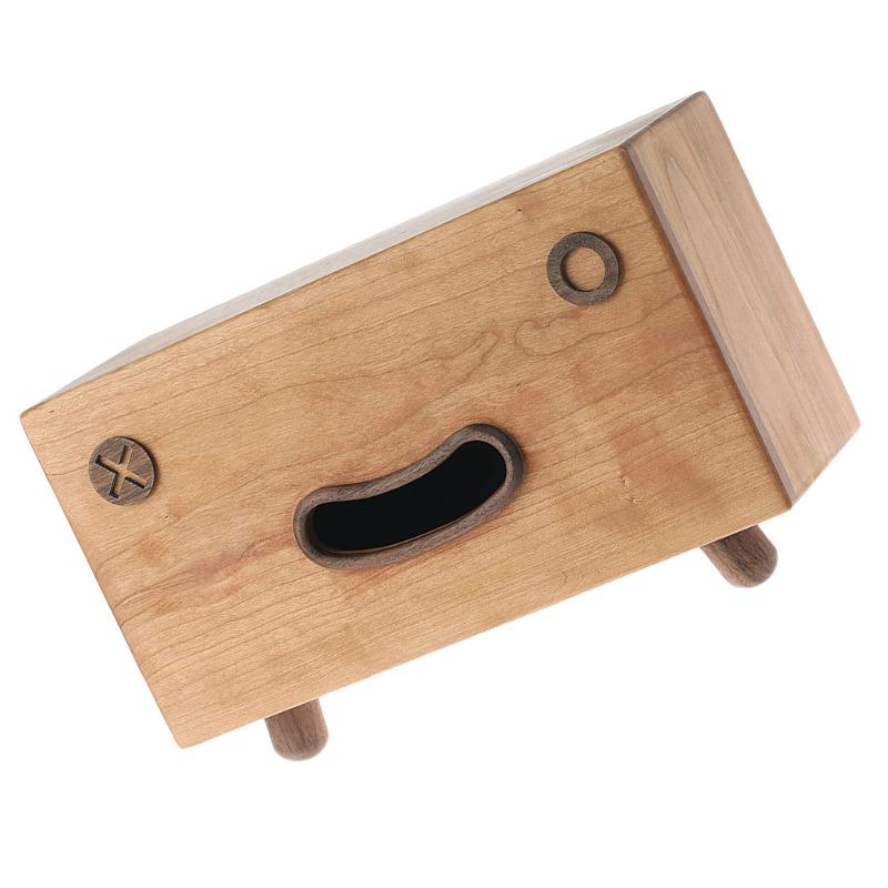 

Gift Wrap 1Pc Smile Pattern Napkin Box Decorative Tissue Case Living Room Storage