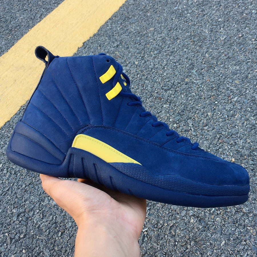 

Original version Union 12 Basketball Shoes Michigan color XII Real Carbon Fiber Fashion Trainers Men Sneakers