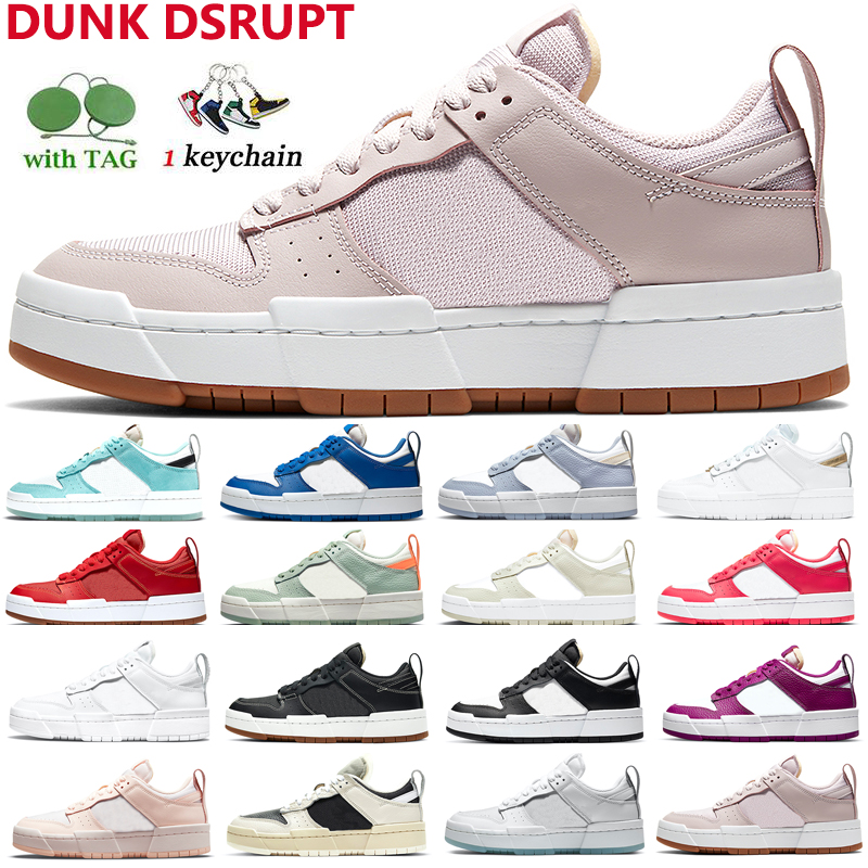 

Newest dunk disrupt men running shoes black white Barely Rose game royal red gum multi-color photon dust trainers women Sneakers US 5.5-11
