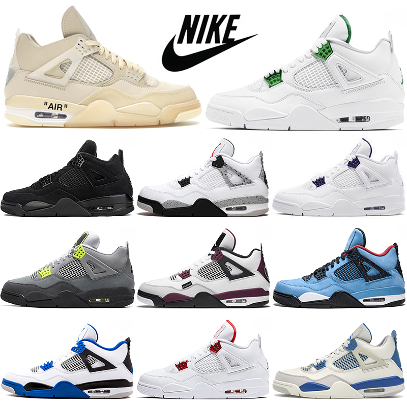 

air retro 4 4s basketball shoes men women University Blue Cactus Jack What the fashion mens womens outdoor sports trainers sneakers, Taupe haze.