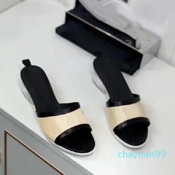 

2021 HOT Women Slide Sandals women Shoes Slide Summer Fashion Wide Flat Thick Sandals Slipper Flip Flops shoe008 159, Black