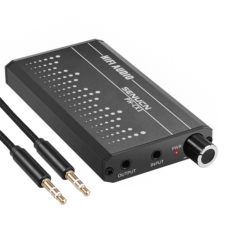 

SUCA Mini HIFI Fever High Power Headphone Amplifier Portable Ear With Dual NE5532 Op Amp For Mobile Phone DIY 211011