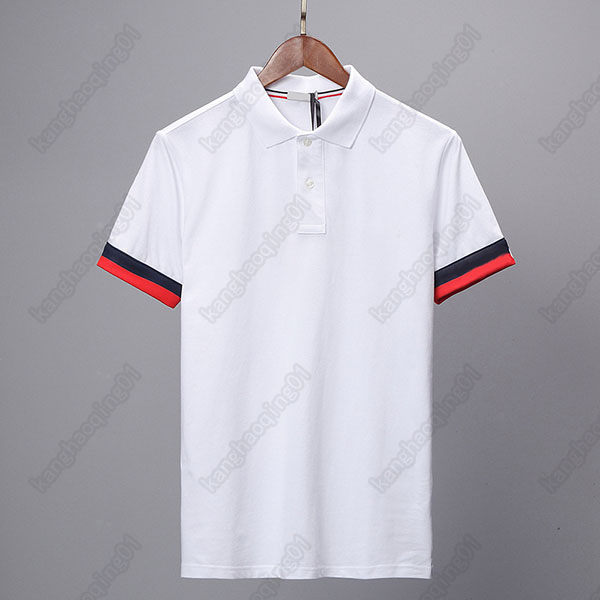 

Designers Polo Shirts Mens Free Transportation men shirt France Tide Brand AAA Quality tee Luxurys Designer tees 4 Colors, Black