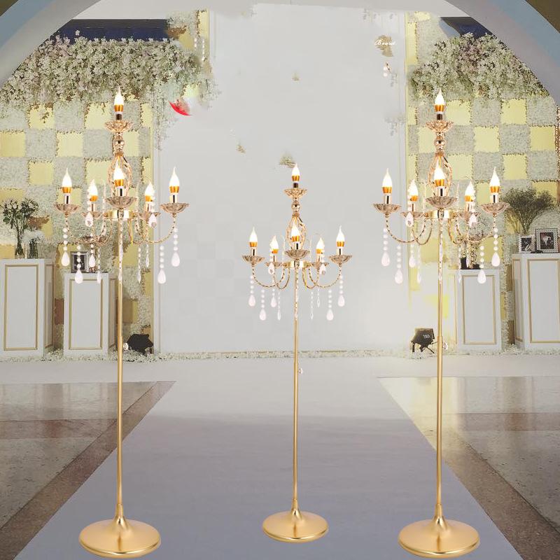 

Party Decoration Fashion Modern Crystal Floor Lamp Living Room Lights Bedroom Lamps French Stand Abajur Cristal