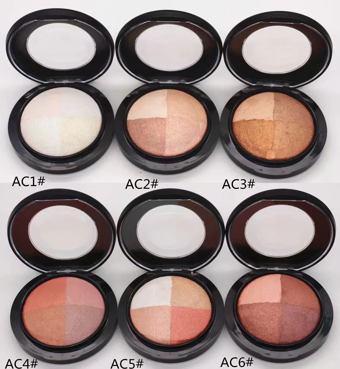 

New Brand Mineralize Skinfinish Powder 4 colors Highlighters Powder Makeup Cosmetics, Mixed color