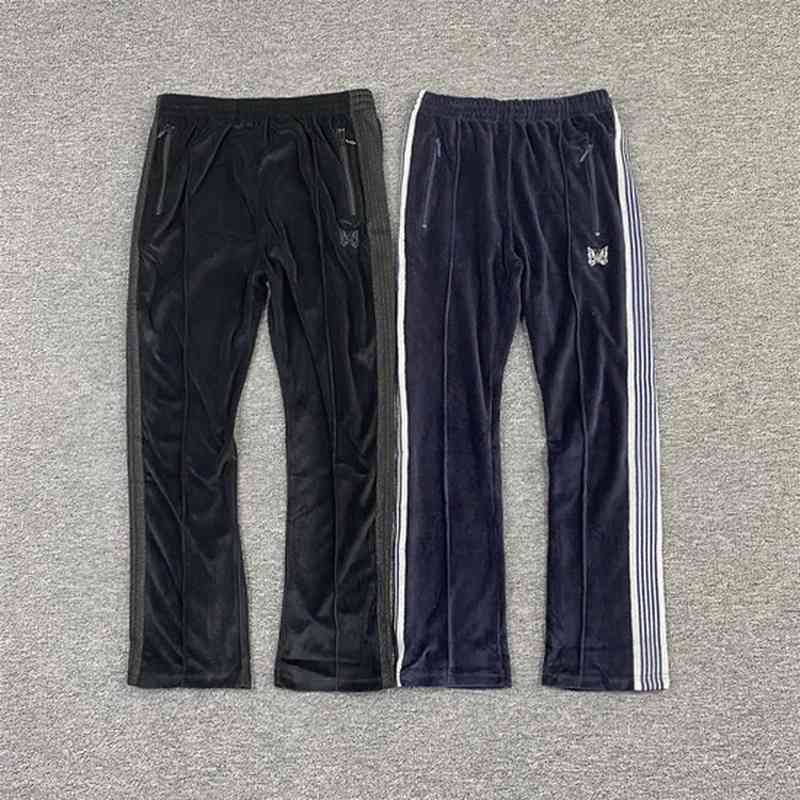 

Women' Pants & Capris Needles veet pants of women needles awge sweatpants butterfly embroidered clothes, 12