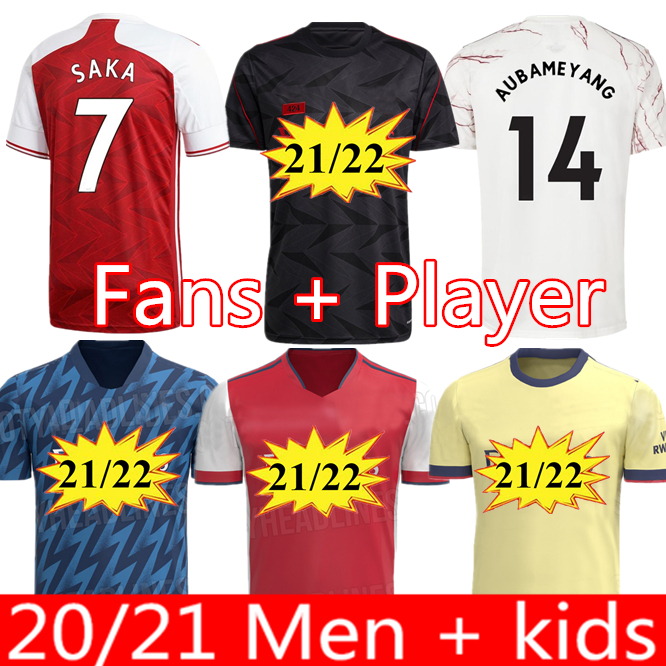 

Fans Player version Arsen 424 soccer jersey 20 21 22 gunners ODEGAARD THOMAS PEPE SAKA TIERNEY HENRY SMITH ROWE 2021 2022 mens kids kit football shirt Kid sets