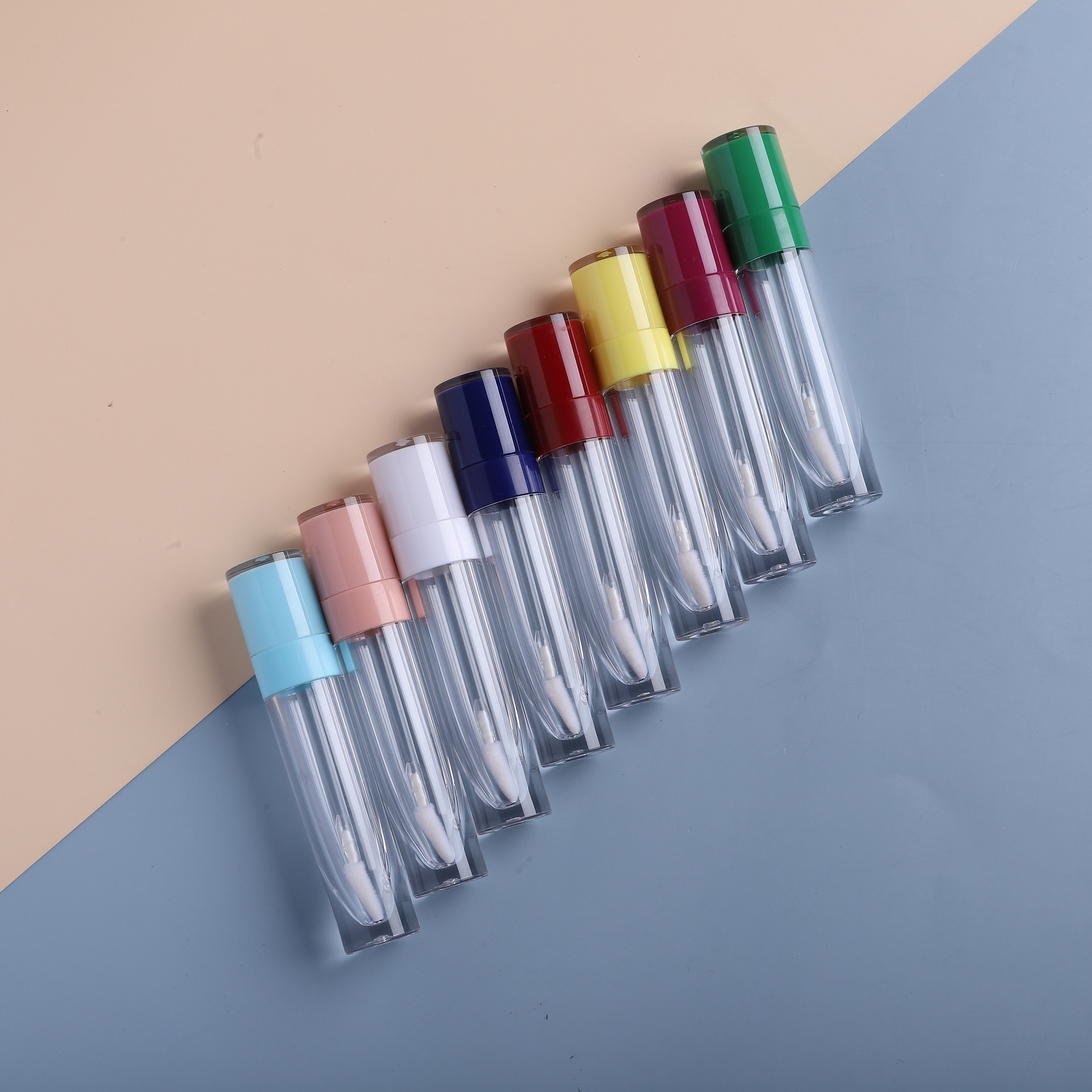 

8ml Empty Clear Lip Gloss Tube plastic Lip Balm bottle travel Refillable Lipstick Sample Container Wholesale