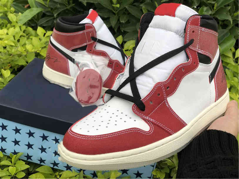 

2021 Release Exclusive Trophy Room x Jumpman 1 OG Basketball Shoes Mens Womens Genuine Leather Outdoor Sport Sneakers Full Size 36-47.5, #1