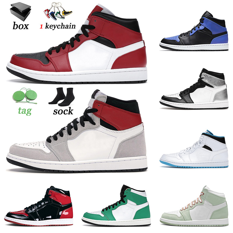 

2021 Arrival Basketball Jumpman Shoes 1 1s Mens Women MID Chicago Smoke Grey Air Jordens Jodan SE Sesame Laser Blue Retro Trainers Sneakers