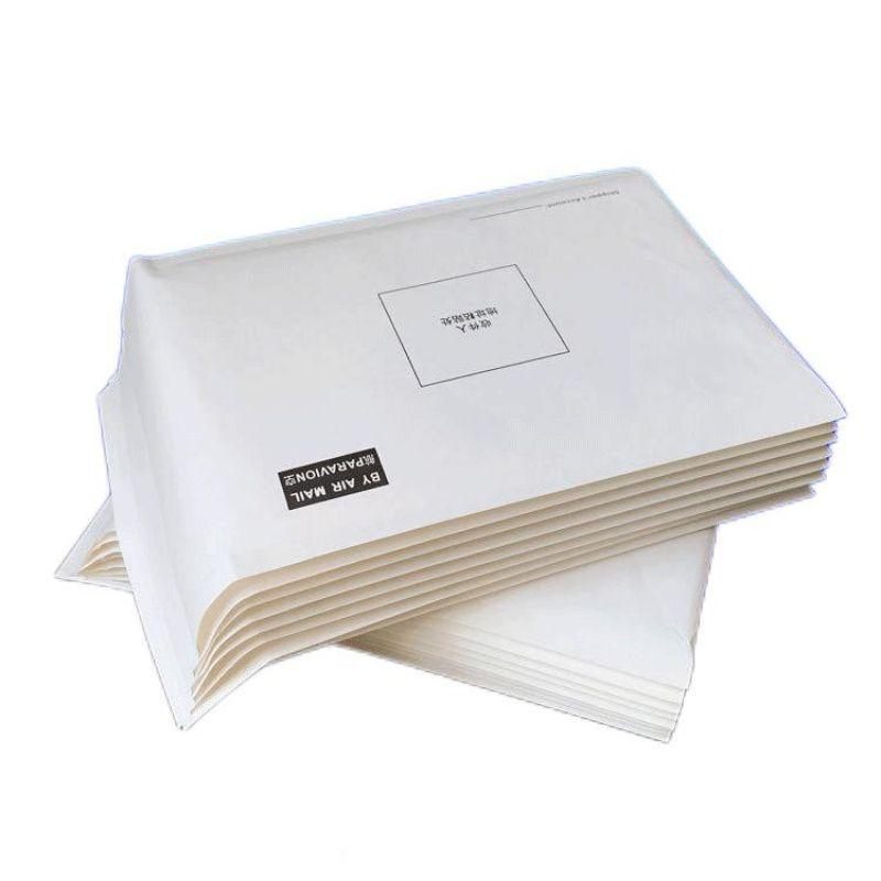 

Gift Wrap 50pcs White Kraft Paper Mailer Poly Bubble Padded Mailing Envelopes For Packaging Self Seal Bag Padding