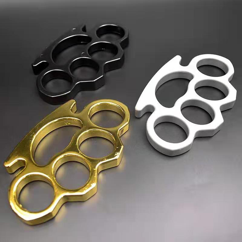 

Thickened 2020 iron four-finger fiberglass iron fist ring, four-finger ring defense free fighter, clasp fist, defensive finger tiger