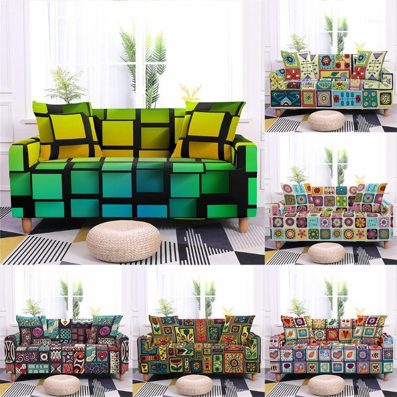 

Chair Covers Geometric Elastic Universal Sofa For Living Room Stretch Non-slip Couch Cover Slipcover Protector Anti-dust