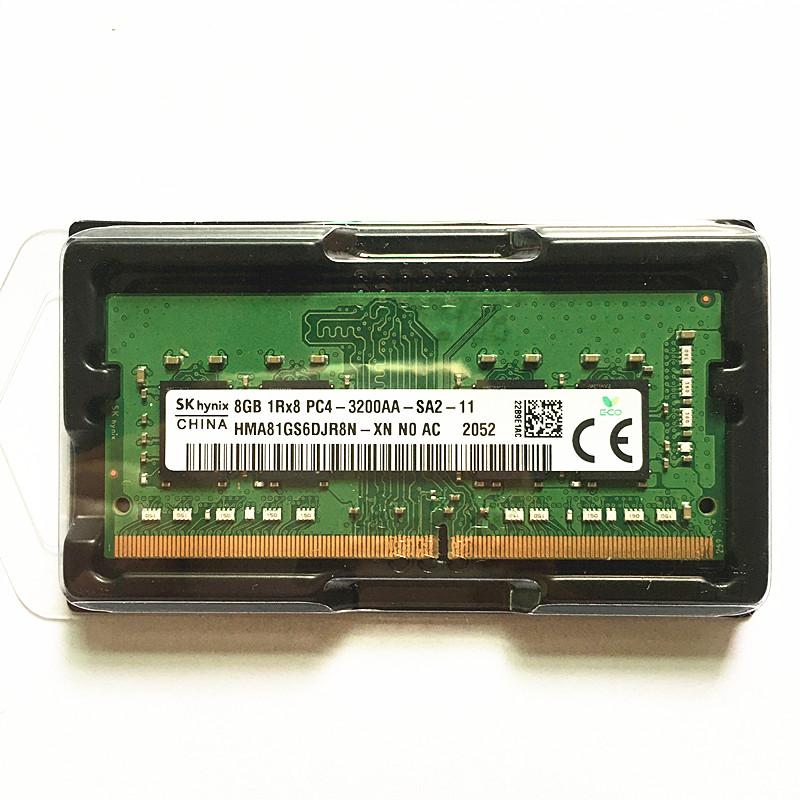 

RAMs SKhynix DDR4 8GB 3200MHZ Laptop Memory 1Rx8 PC4-3200-SA2-11 3200 260PIN