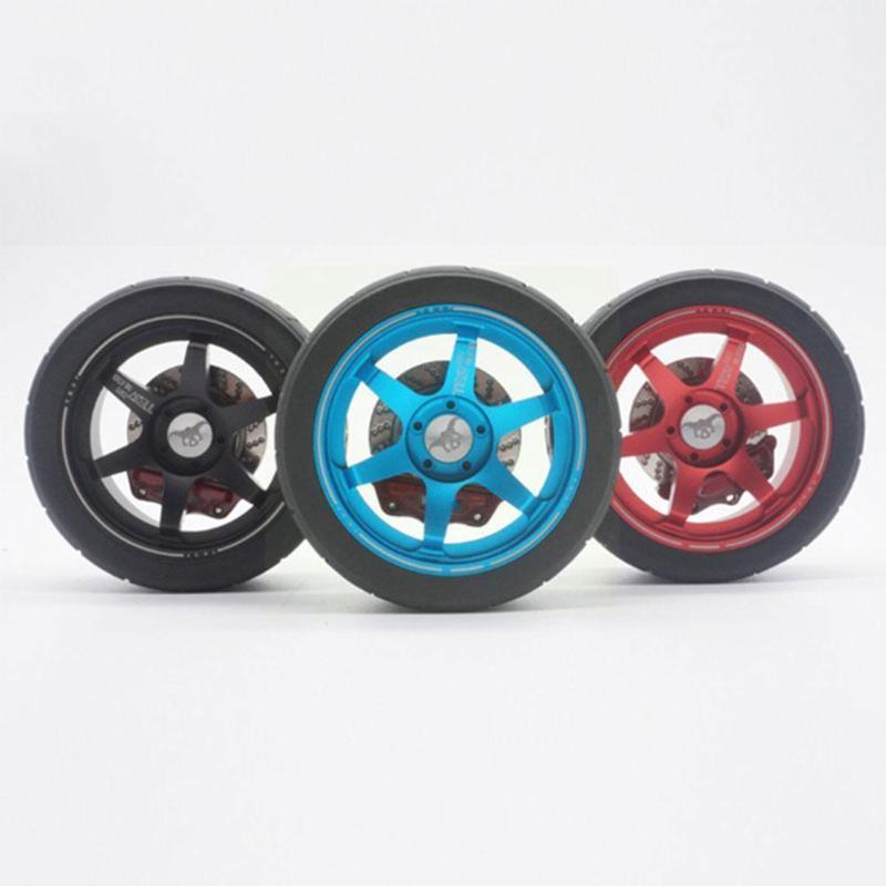 

Interior Decorations Car Styling Rearview Mirror Pendants Ornaments Aluminum Alloy Wheel Hub Rubber Tire Hanging Key Chain For I8N7