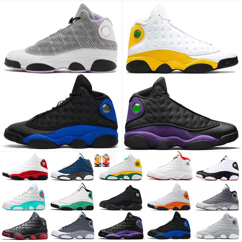 

Jumpman 13 13s Outdoor Shoes Houndstooth Low Singles Day Red Flint Mens Trainers Hyper Royal Black Cat Reverse Bred Court Purple Playoffs Starfish Women Sneakers, As shown 2