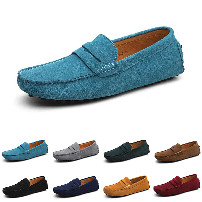 

men casual shoes Espadrilles triple black navy brown wine red green Sky Blue Burgundy mens sneakers outdoor jogging walking five