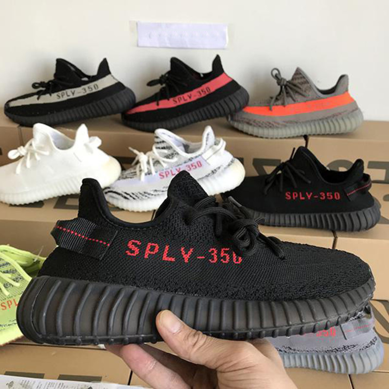 

New Kanye West Black Bred Butter Running Shoes Men Women Sports Designer Luxury Trainer Sneakers Eur 36-46