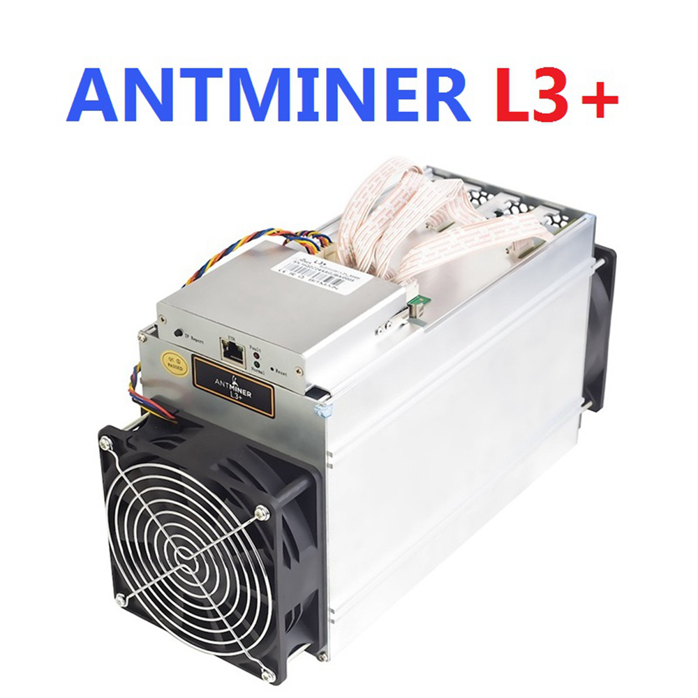 

Bitmain Antminer L3+ with PSU Scrypt Asic used bitcoin miner bitminer