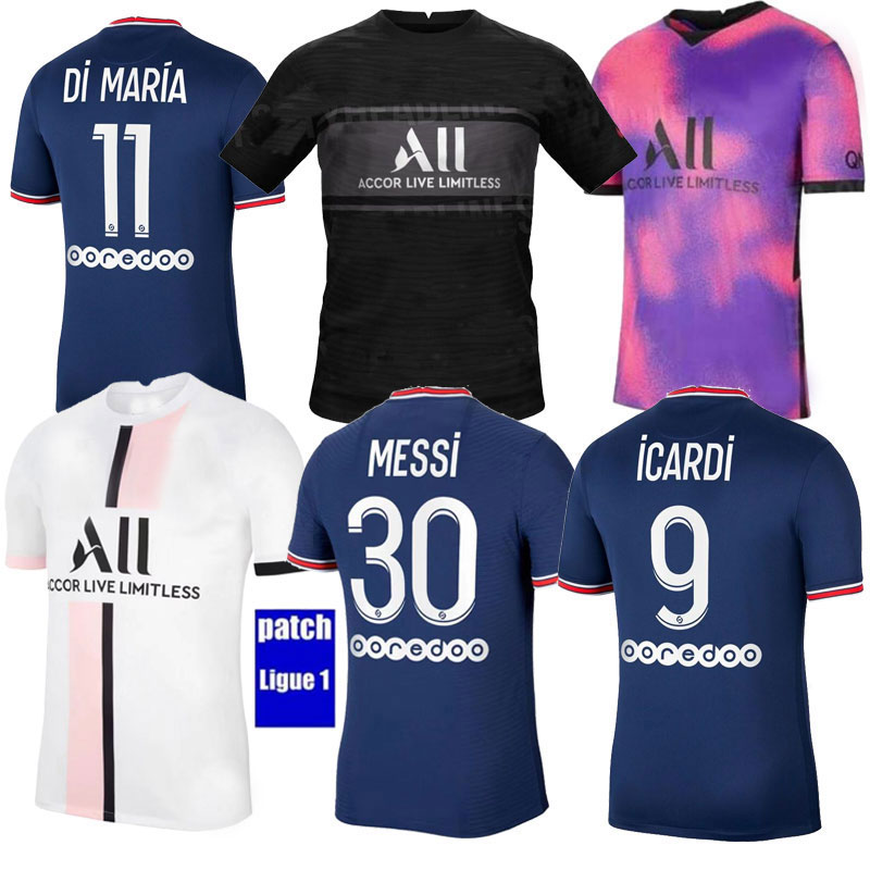 

MESSI MBAPPE HAKIMI SERGIO RAMOS WIJNALDUM soccer jersey 21 22 Maillots football shirt MARQUINHOS men kids kits uniform