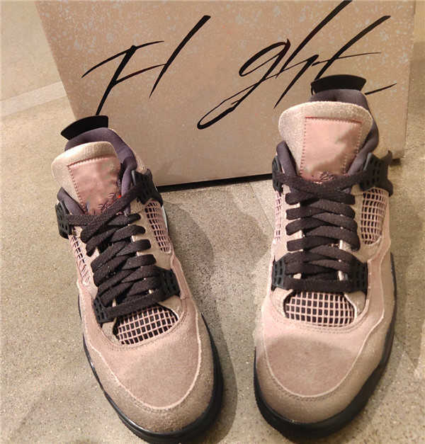 

Taupe Haze Basketball Shoes Travis ScottTS4 Reverse Taxi Two 3 Gray 4S Black Brown Mocha Men's Sports Shoelaces Original Box3TH6, Customize